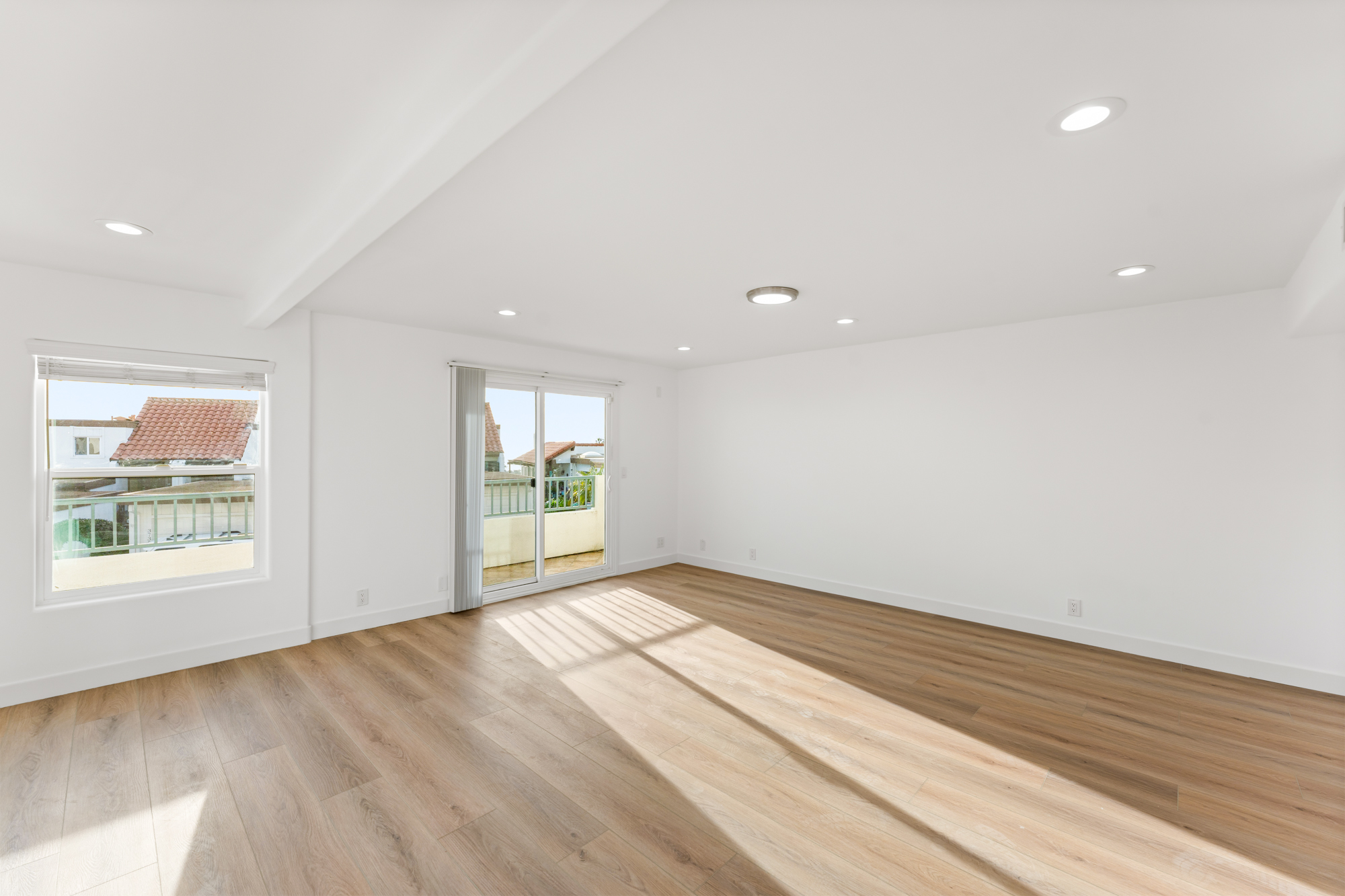 Living room with balcony access